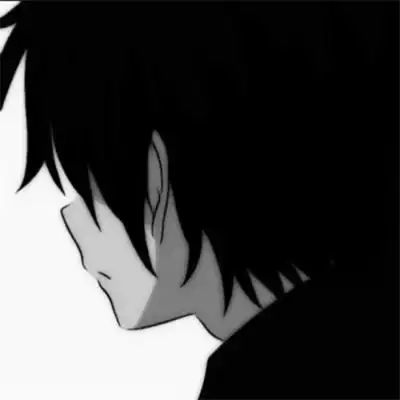 优质动漫男头像黑白高清图片114张_男生动漫头像_头像屋