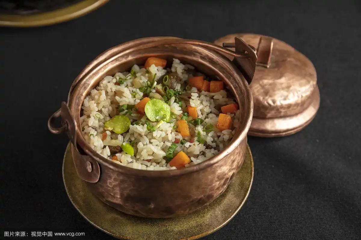 铜锅牛肝菌焖饭