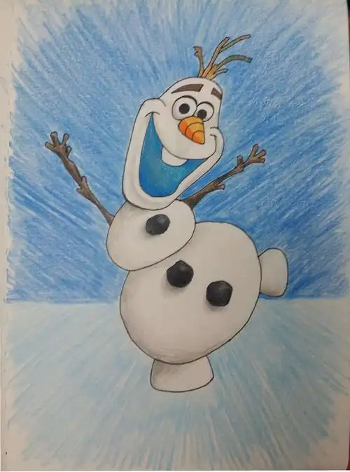 零基础学手绘丨彩铅第一次练习(雪宝) - 简书