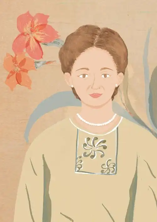 送给妈妈的肖像画,妈妈生日快乐,身体健康,万事如意