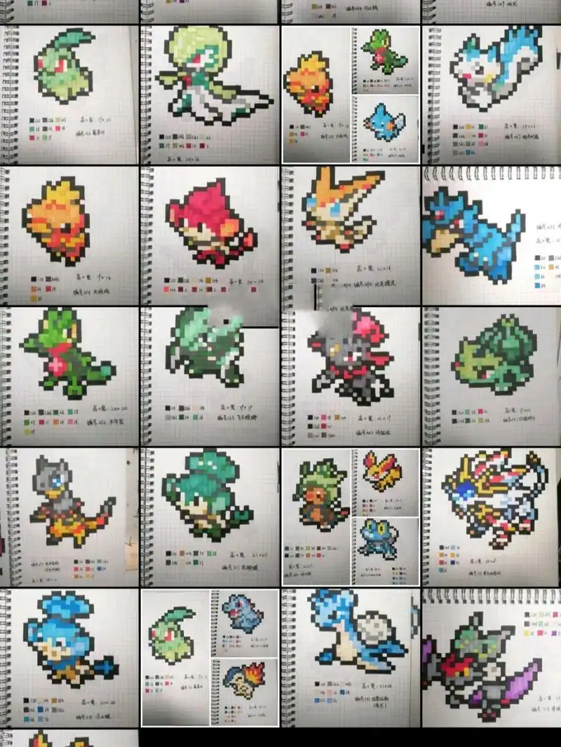 宝可梦像素画|许愿排队处 大家不要催,列表已经放出,你们可以去看看