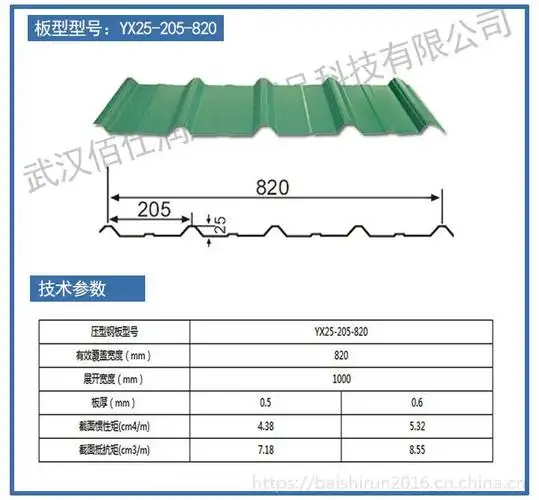 屋面yx51410820型角驰彩钢瓦