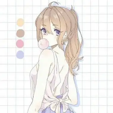 qq头像女生动漫高清卡通动漫女生头像