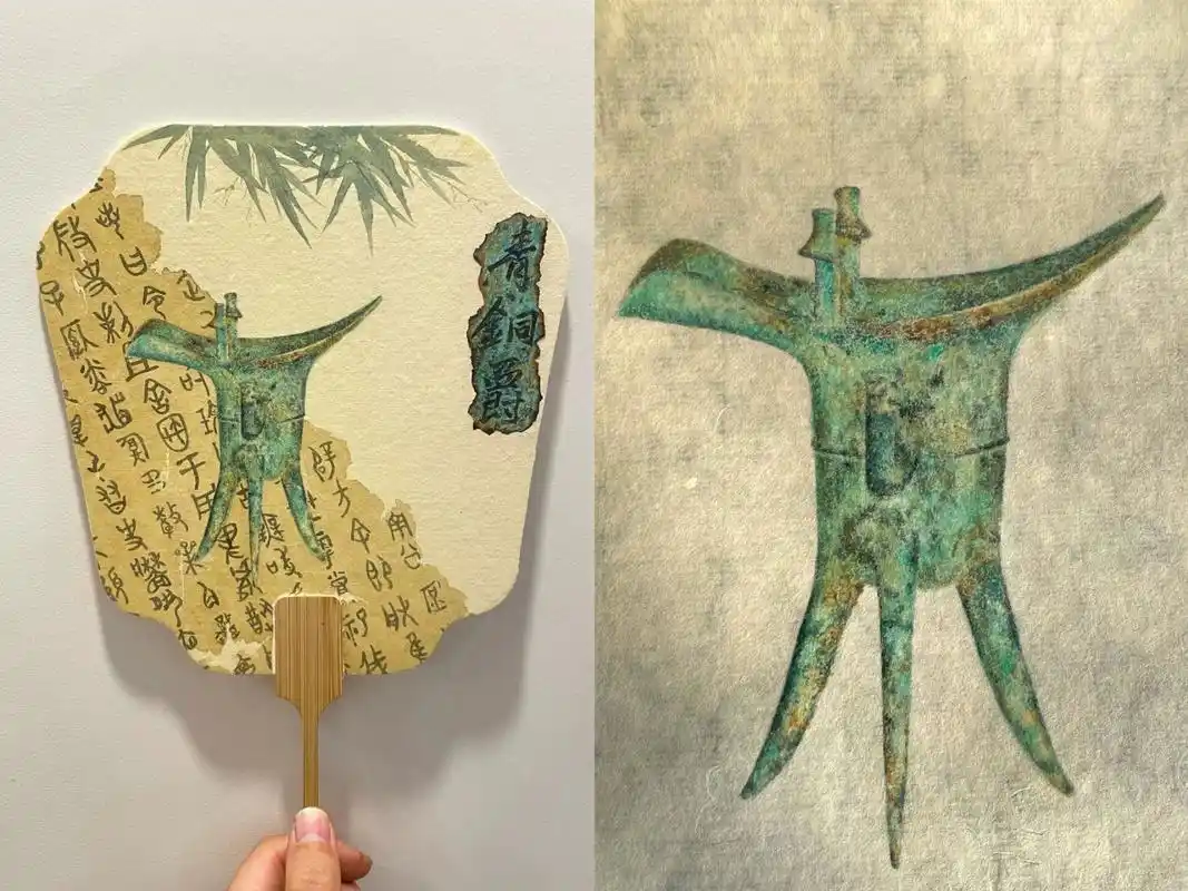 国画颜料画青铜〖青铜绘画步骤分享