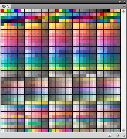 求下图中的ps色板