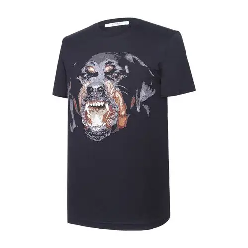 纯棉狗头刺绣短袖 男士t恤衫#15f7217 651 001【正品 价格 图片】