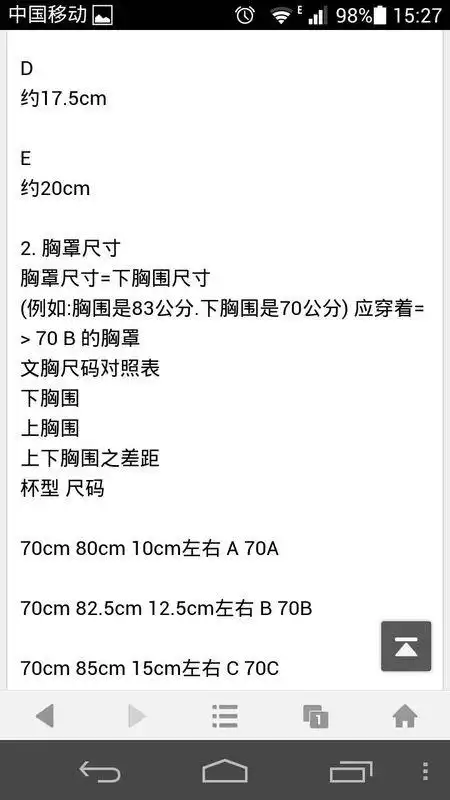 我想知道32a的胸有多大?有图?或者描述?