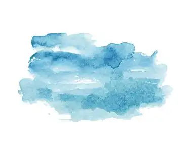 水彩水墨笔刷笔触晕染绘画装饰素材