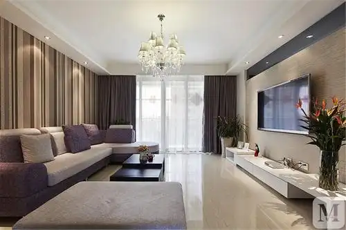 20.0万110㎡简约二房装修110平时尚感十足简约风格