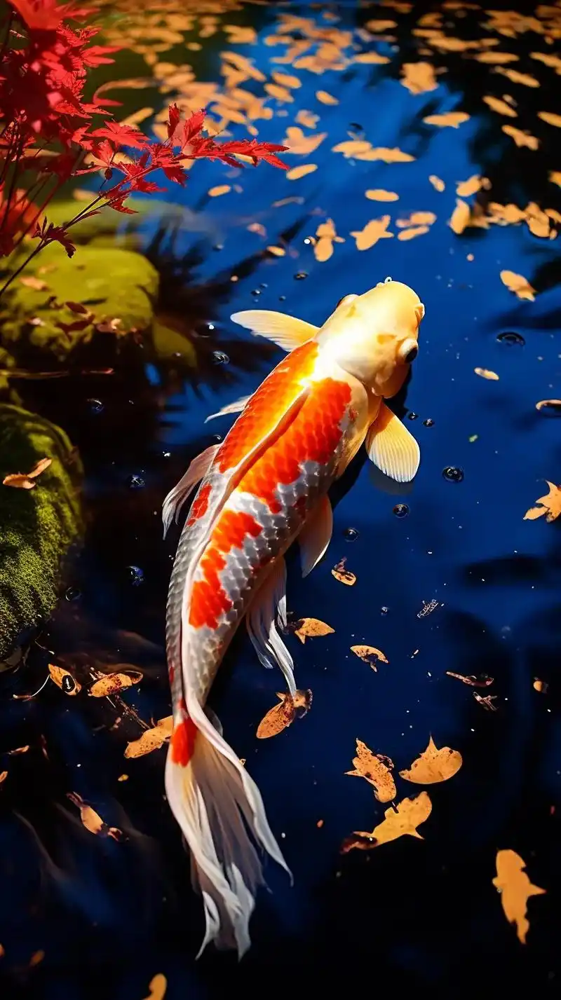 渔乐?余乐一池天地间,锦鲤水中仙.#好运锦鲤 #你该换 - 抖音