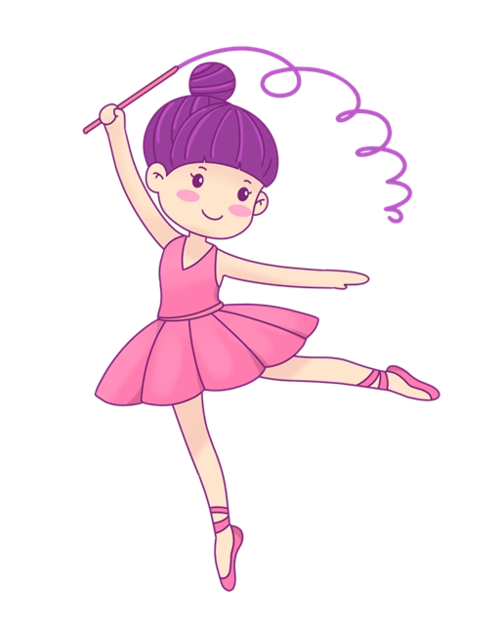 跳舞培训班女孩矢量图女孩练芭蕾舞跳街舞的男孩卡通图片练舞蹈的女孩