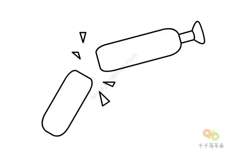 清凉一夏碎碎冰简笔画图片