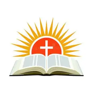 在白色背景上的圣经图片