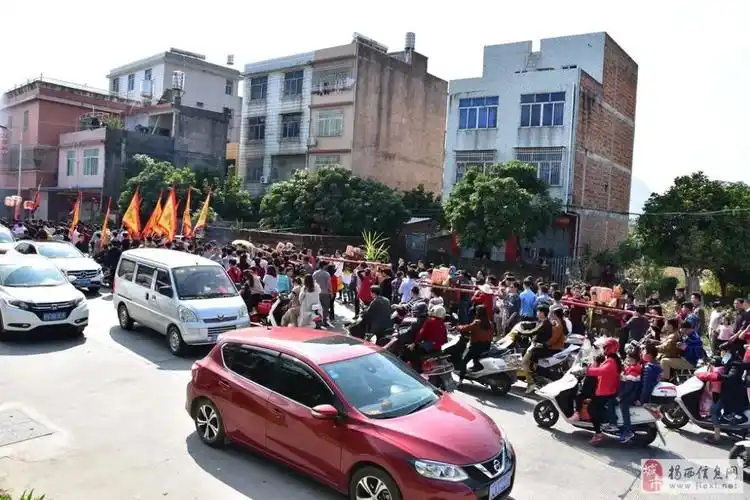 揭西韩屋楼初四恭迎齐天大圣,场面火爆,盛况空前