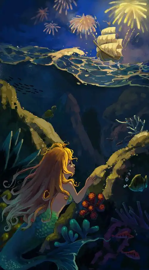 海的女儿|插画|儿童插画|小串 - 原创作品 - 站酷 (zcool)