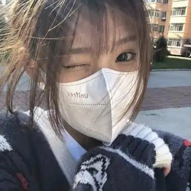 戴口罩美女真实唯美头像清纯女生图片全集