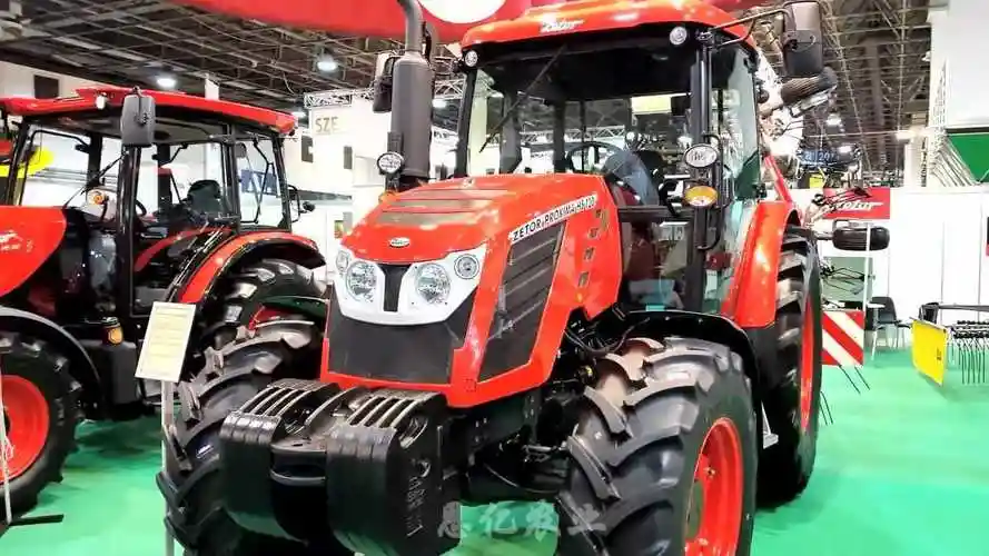 农机车展:捷克zetor热特拖拉机,全系中马力车型静态展示