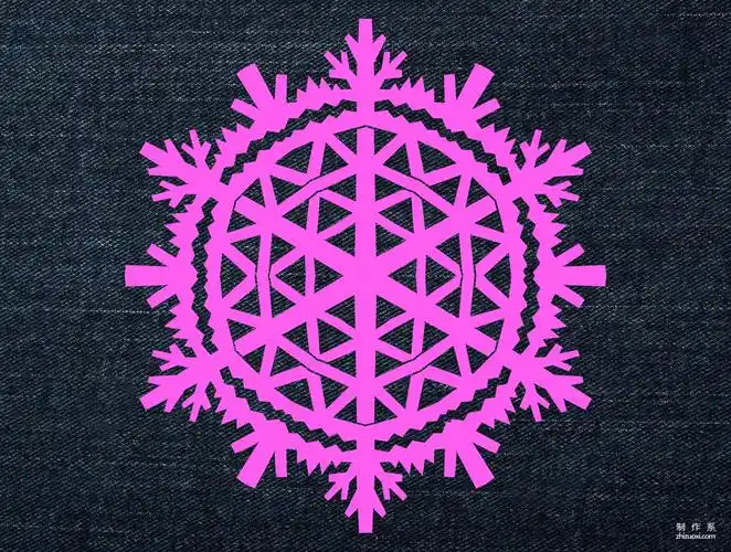 窗花剪纸手工制作教程窗花雪花怎么剪diy漂亮剪纸雪花图案手工剪纸