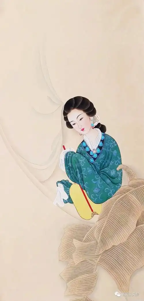 一组极优美的仕女画!