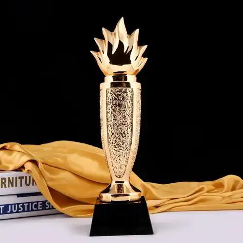 新款高档水晶奖杯火炬奖杯火焰奖杯奖品创意定制厂家批发