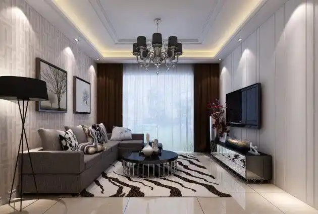 窄户2米宽客厅装修效果图