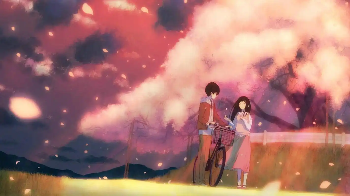 情侣可爱插画小清新电脑桌面壁纸