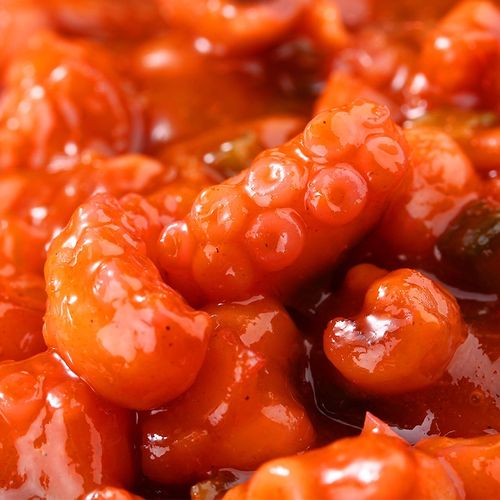 洋琪食品(yangqifoods)西洋辣章鱼500g/盒 即食八爪鱼 寿司料理食材