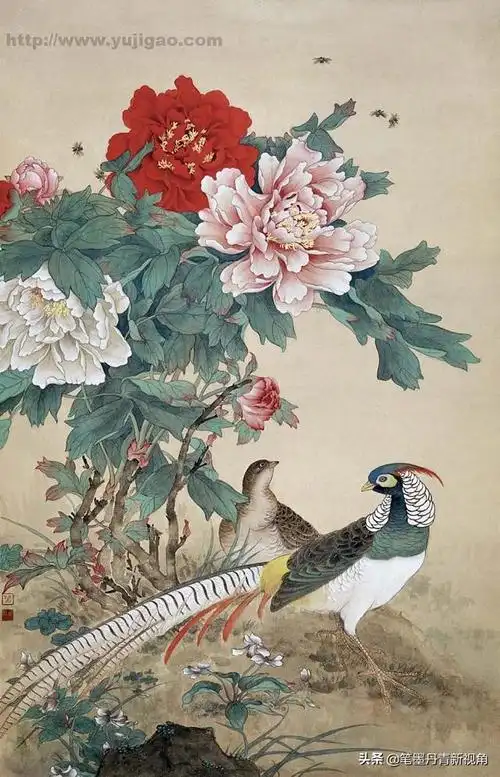 锦鸡题材国画作品选萃