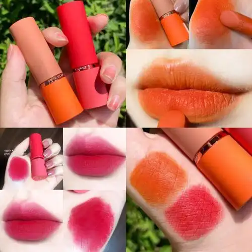韩国espoir艾丝珀口红唇膏orange橘色胡萝卜女团red唇膏