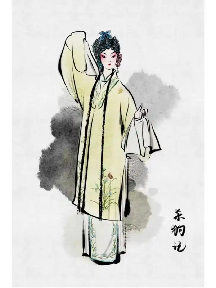 #水墨画#水墨戏曲人物画 - 抖音