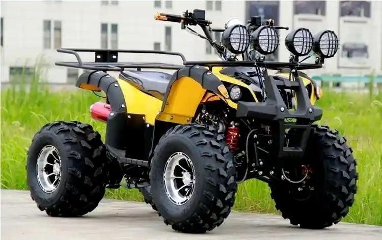 125cc小公牛四轮沙滩车越野摩托车成人汽油山地沙漠全地形场地车四轮