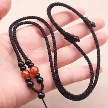 手工编织项链绳玉佩吊坠挂绳男女油青玛瑙挂脖挂件绳翡翠挂坠绳子七夕