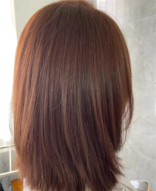不用漂也洋气 质感咖啡色染发_染发发型 - 美发站
