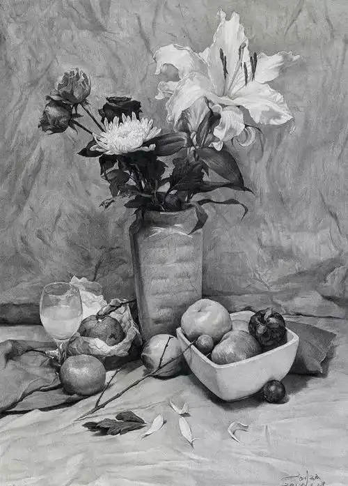 素描静物的绘画技巧我们先来欣赏一些大师的素描作品同时也容易暴露