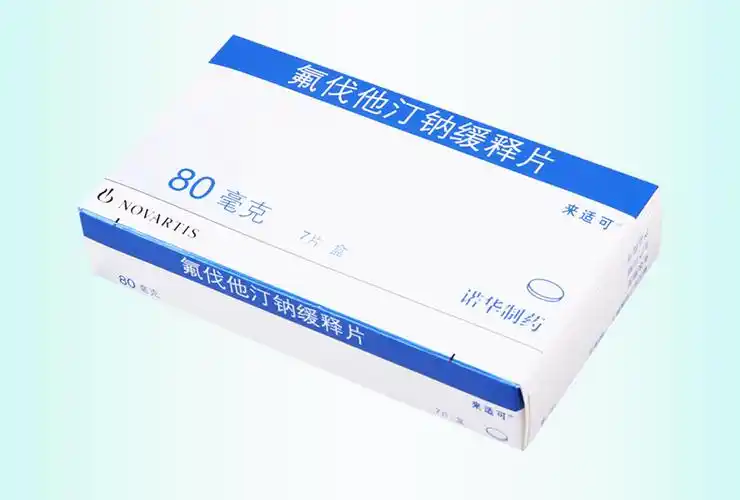 来适可高胆固醇血症 来适可 氟伐他汀钠缓释片 80mg*7片/盒原发性高