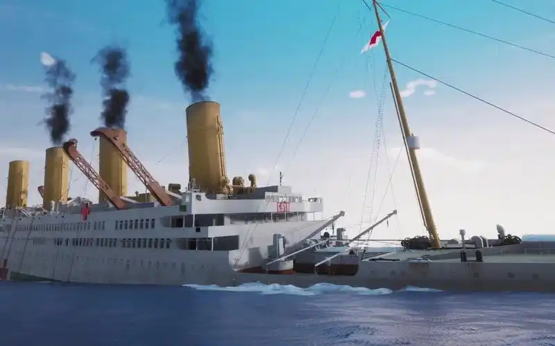 不列颠尼克号:地中海守护者 后半部分沉船移动视角预览 发呆用_演示