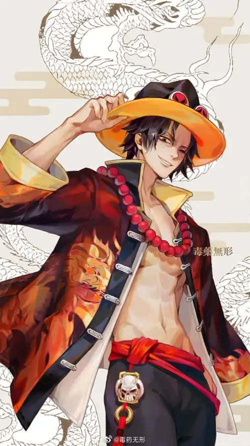 海贼王 艾斯 画师微博:毒药无形 已授权