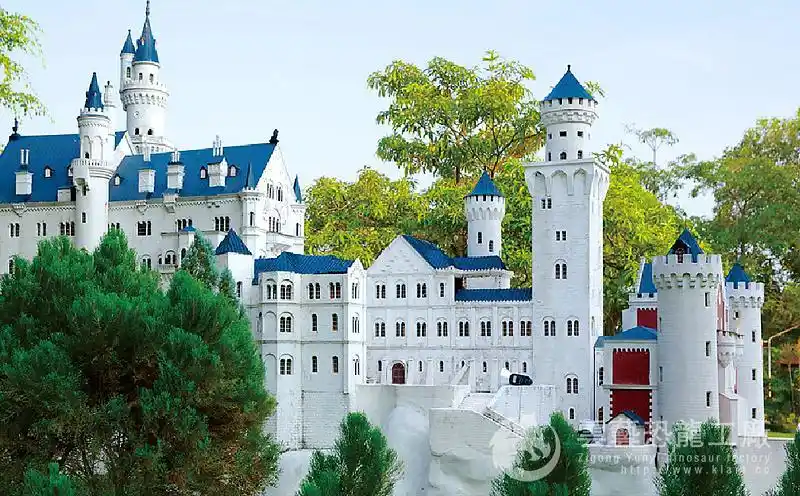 微缩景观雕塑制作新天鹅城堡