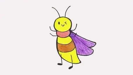 儿歌多多昆虫简笔画 第1集 蟋蟀 宝宝快来画纸上活泼的蟋蟀