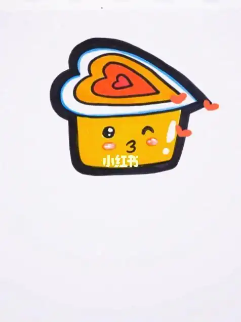 果冻彩色简笔画