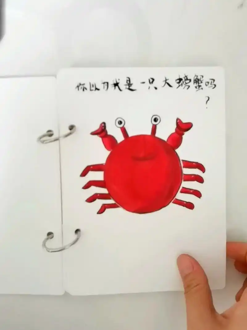 幼儿园作业,手工绘本. 《猜猜我是谁?》           (非原创,侵删)