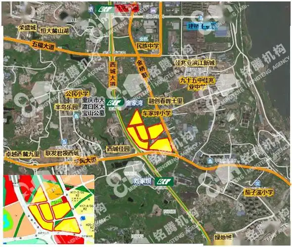 大渡口组团供应258亩纯居住用地,容积率1.