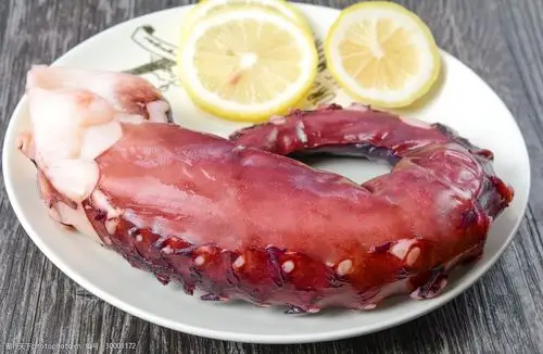 大章鱼足即食海鲜刺身新鲜大鱿鱼