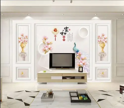 3d电视背景墙壁纸8d客厅大气现代简约墙纸5d影视墙布装饰凹凸壁画