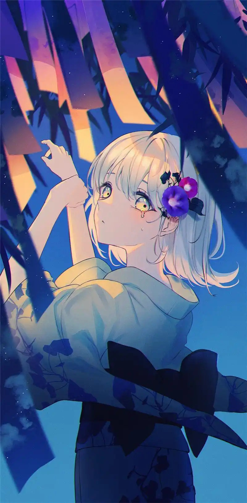 回眸一笑百媚生 p站二次元女生头像分享