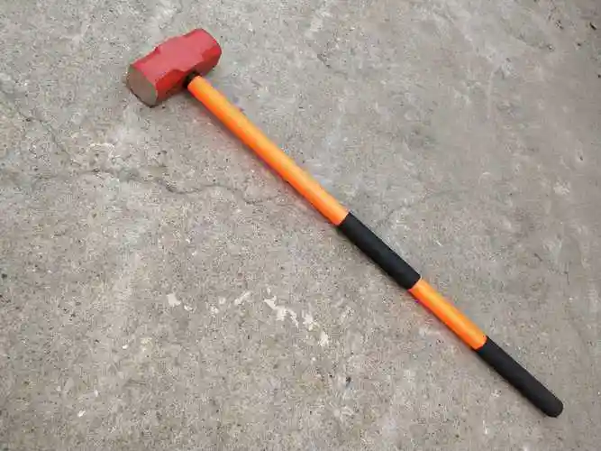 消防大铁锤八角锤子砸轮胎健身大锤8p10p12p14磅防震石工锤铁榔头