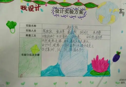 西工大附小融侨分校四年级数学学科活动"学中用,用中学――滴水实验"