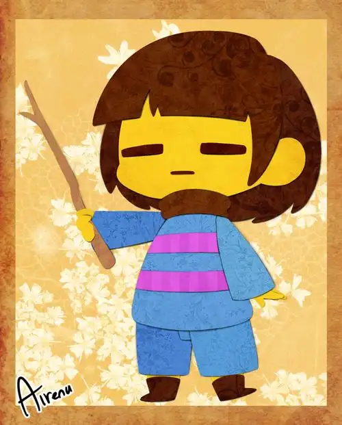 undertale传说之下精美人物图包frisk篇