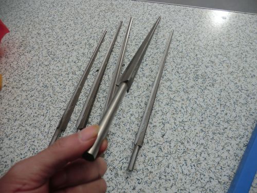 铰刀唢呐白钢笛子锥度二胡斜度加长木头直柄机用铰刀