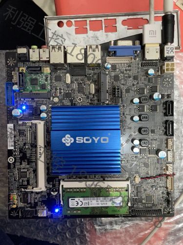 梅捷soyo n3160itx主板,功能正常,成色一般,有原